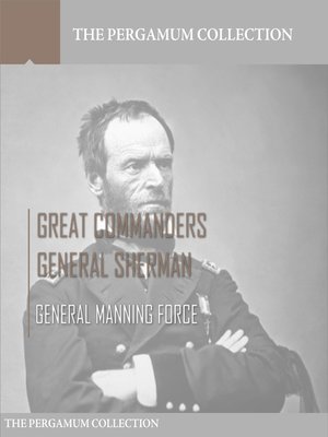 cover image of Great Commanders, General Sherman